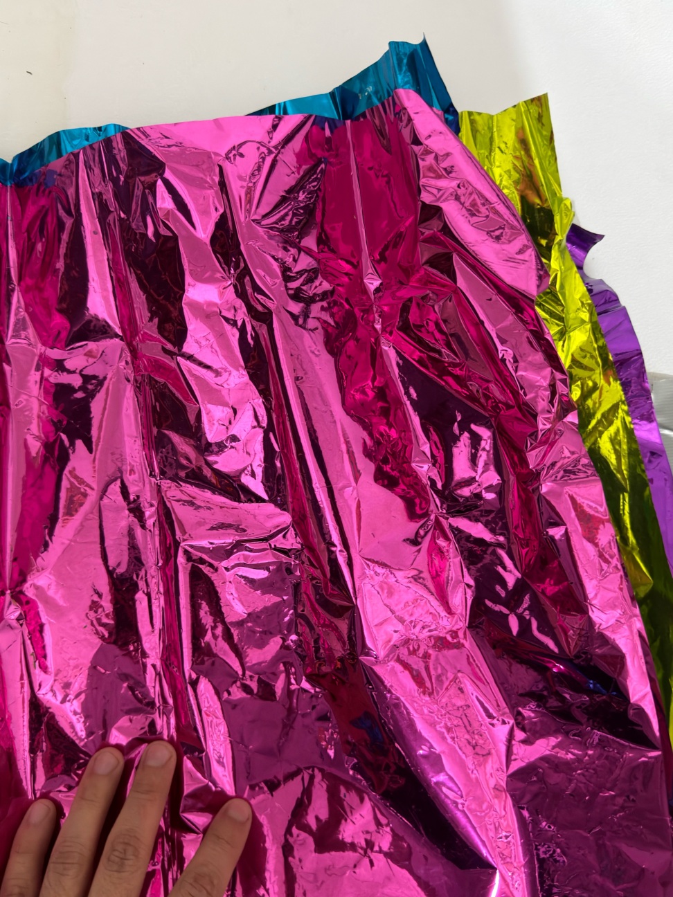 Bundle de 3 metallic foils incluyendo el rosa